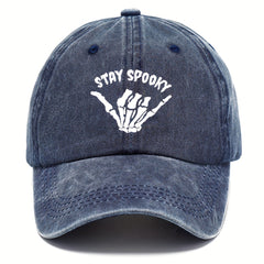 Halloween Cotton Baseball Cap Adjustable Sun Protection Hat