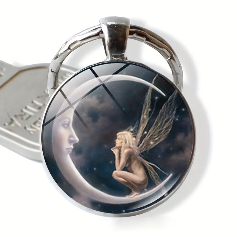 Enamel Keychain Pendant Girls' Jewelry Gift for Daughter