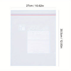 Double Zipper Bags Reusable Food Storage Leak Proof Freezer Bags BPA Free