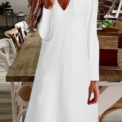 Casual Long Sleeve Maxi Dress