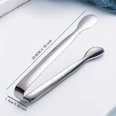 2pcs Stainless Steel Serving Tongs for Buffet Ice Cube Fruit Bread Steak Salad