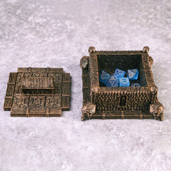 Skull Dice Box Dice Storage Dice Holder For Dice Collectors