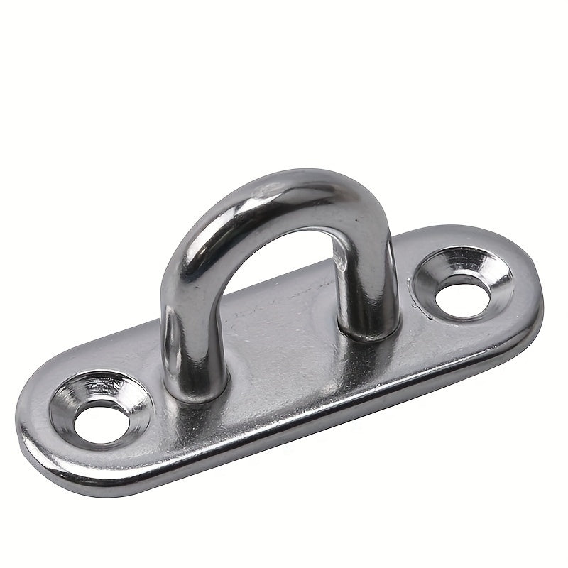 1pc Oval Pad Eye Marine Deck Hardware 304 M6 Heavy Duty Wall Mount Ceiling Hook