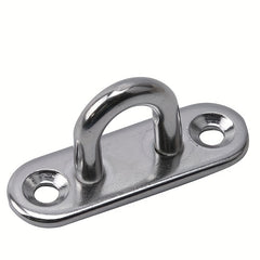 1pc Oval Pad Eye Marine Deck Hardware 304 M6 Heavy Duty Wall Mount Ceiling Hook