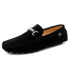 Women's Metal Decor Slip On Loafers Soft Sole Anti skid Shoes
