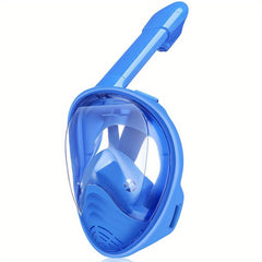 Full Face Snorkel Mask with Camera Mount Anti Fog Anti Leak