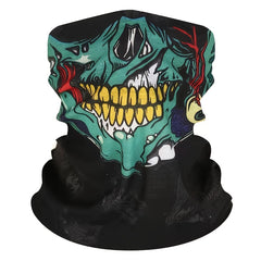 Windproof Halloween Skull Face Scarf Mask