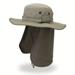 Quick Drying Sun Hat with Neck Guard UV Protection Boonie Hat