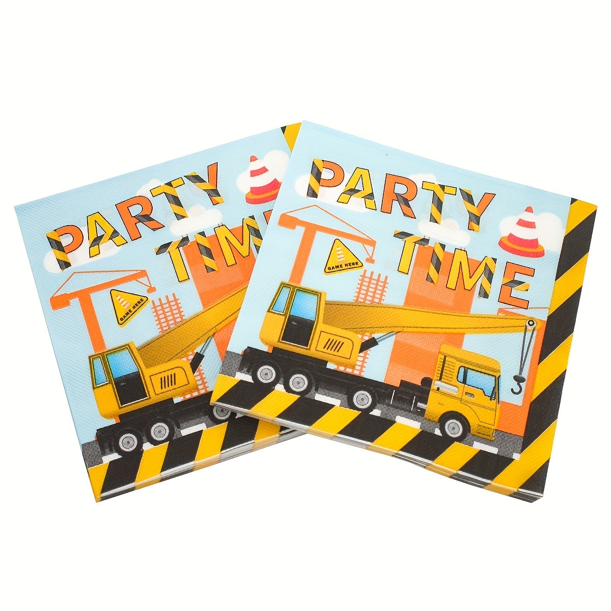 Engineering Truck Party Decoration Set