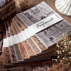 30pcs Retro Vintage Paper Fragments Scrapbooking DIY Material