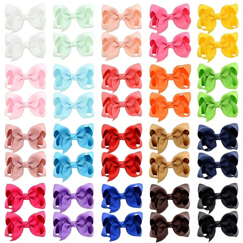 40pcs Girls Teen Bowknot Hair Clip Hair Pin Hair Accessories Gift Party