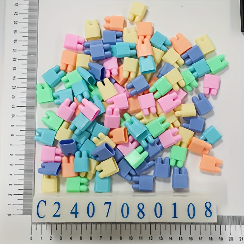 100pcs DIY Rocket Blocks Educational Toys for Boys Girls