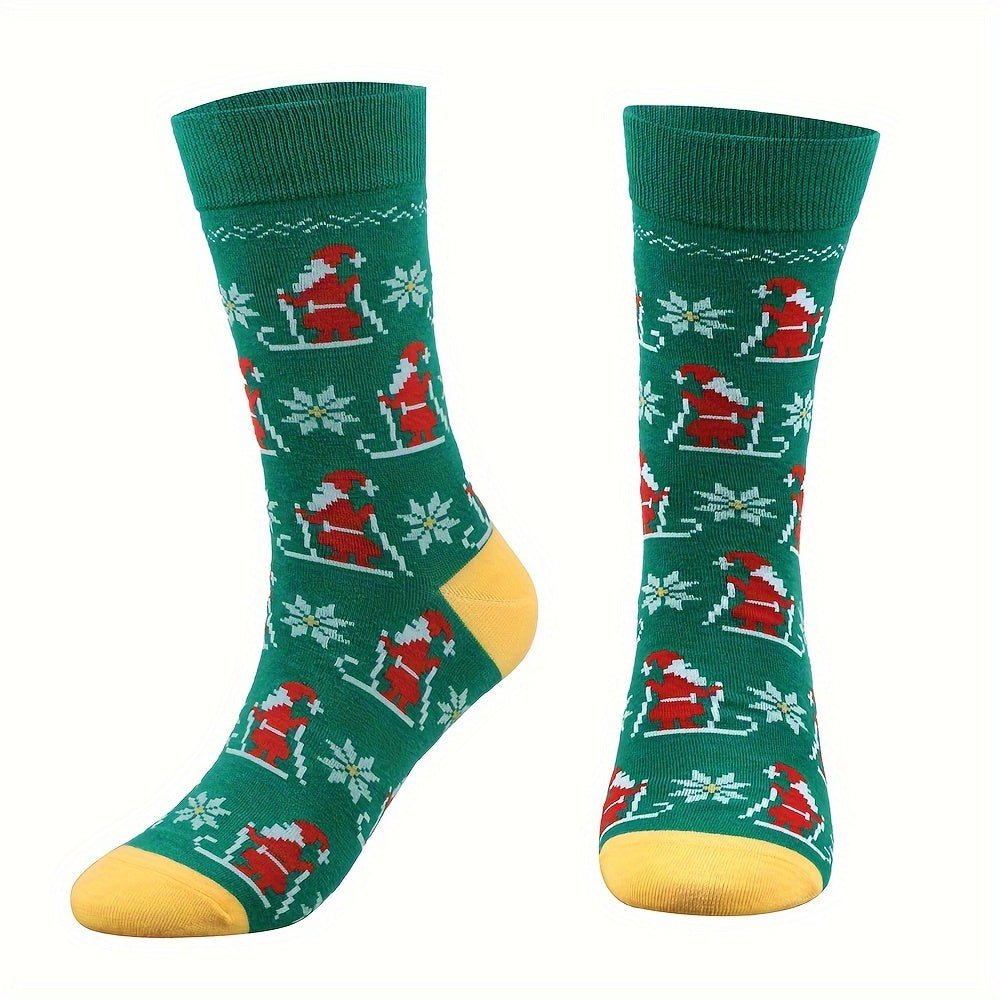 Christmas Crew Socks - Men's Cotton Socks