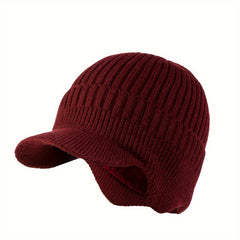 Men's Knitted Cap Winter Outdoor Windproof Ear Protection Warm Hat