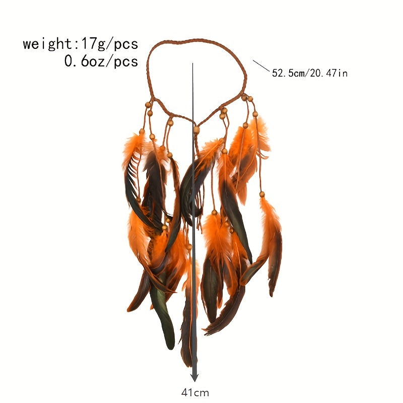 Ethnic Feather Headband Tassel Female Hair Accessories