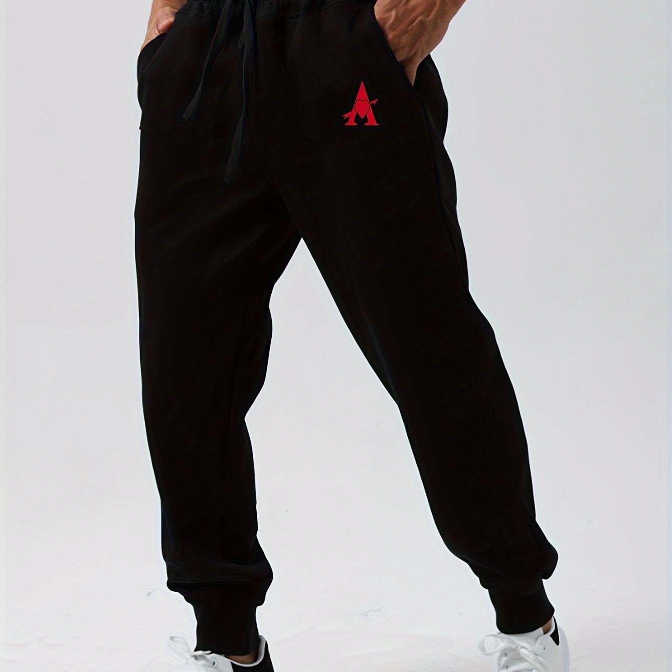 Men's Drawstring Sweatpants Pocket Casual Jogger Pants