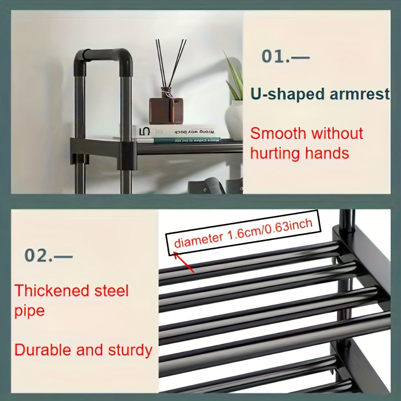 Detachable Metal Shoe Rack Organizer