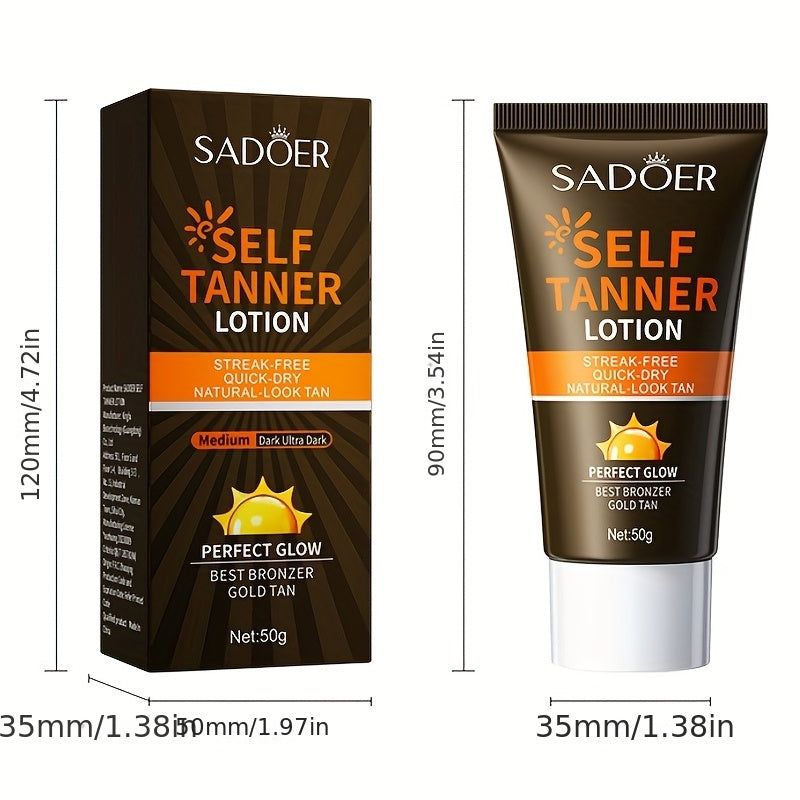 Natural Darken Bronzer Wheat Beauty Tan Cream 50g