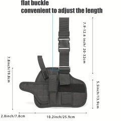 Adjustable Tactical Leather Case for 1911s Universal Drop Leg Magazine Bag