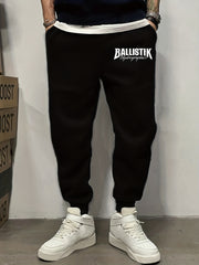 Ballistick Letter Print Casual Joggers Men's Pants