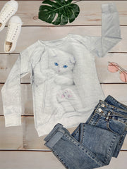 Leopard Print Crew Neck Sweatshirt Long Sleeve Women's Clothing