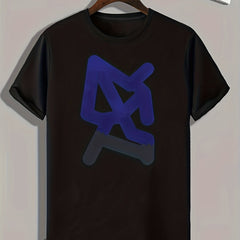 Symbol Print Men's Graphic T shirt Casual Comfy Tees For Summer Mens Clothing