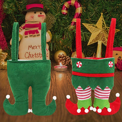 1pc Christmas Gift Christmas Decoration Elf Bag Candy Bag