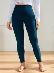 Solid High Rise Fitness Leggings