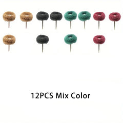Mini Drill Bit Nylon Abrasive Brush Wire Buffing Polishing Wheel Set