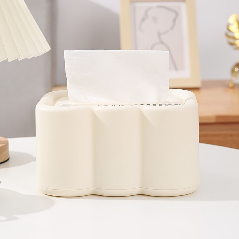 Cream Style Desktop Wall Mounted Tissue Box