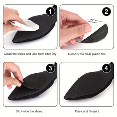 Non Slip Shoe Pads Adhesive Sole Protectors High Heels Anti Slip Grips