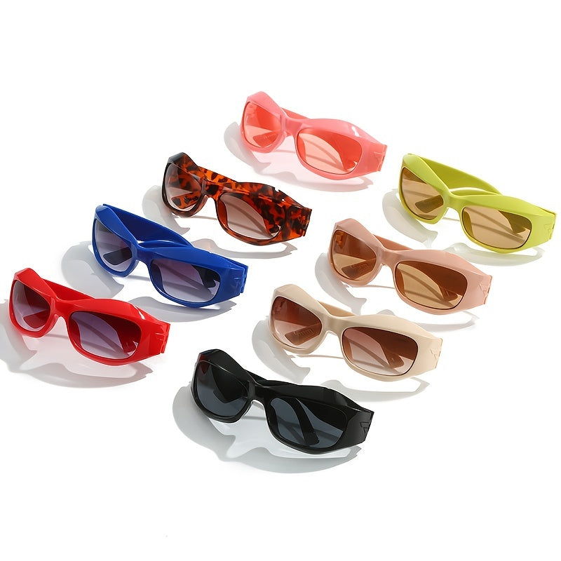 Y2K Creative Cycling Goggles Sunglasses Punk Style Party Accessories