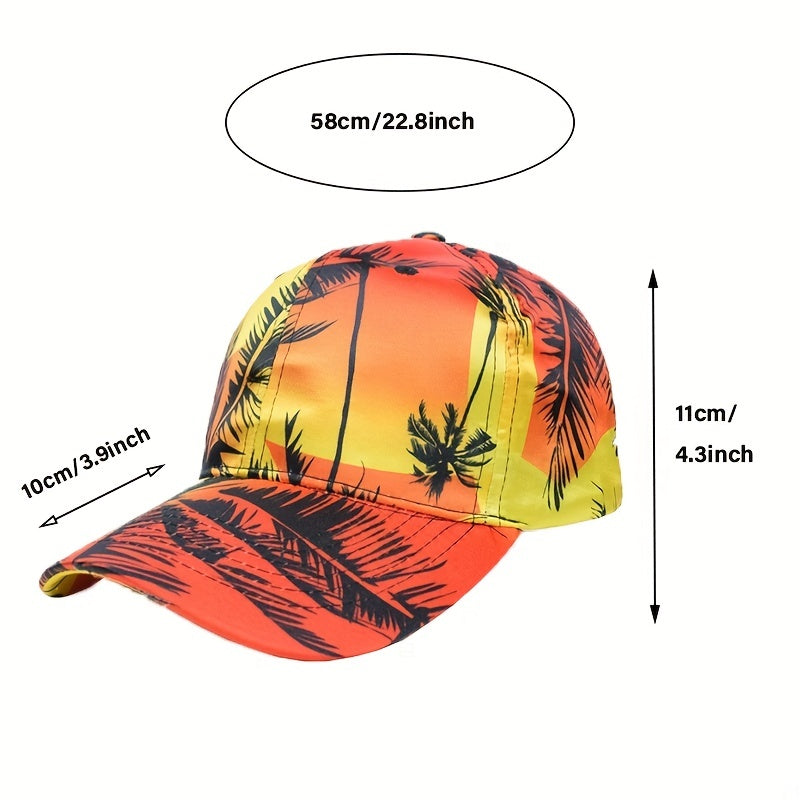 Men's Seaside Vacation Style Baseball Cap Sun Hat