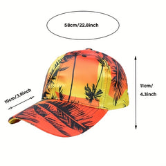 Men's Seaside Vacation Style Baseball Cap Sun Hat