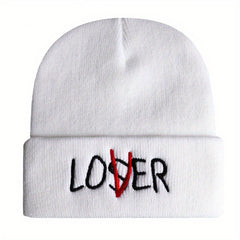 Embroidery Knitted Beanie Hat for Men & Women