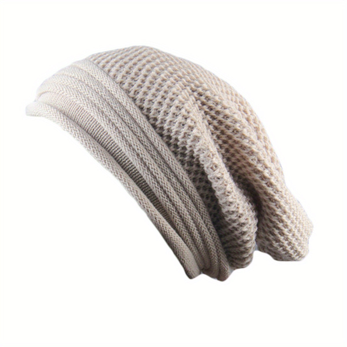 Oversized Slouchy Baggy Beanie Solid Knit Hat Women Ski Cap