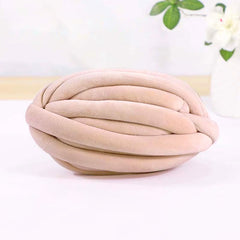 Chunky Knit Yarn Crystal Velvet Core Cotton Yarn For DIY Hand woven Blanket