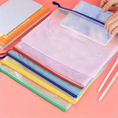 Mesh Storage Bag for Painting Supplies Document Bag Office Supplies