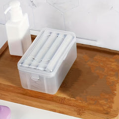 Scrub Hand Washing Soap Box with Drainage Storage