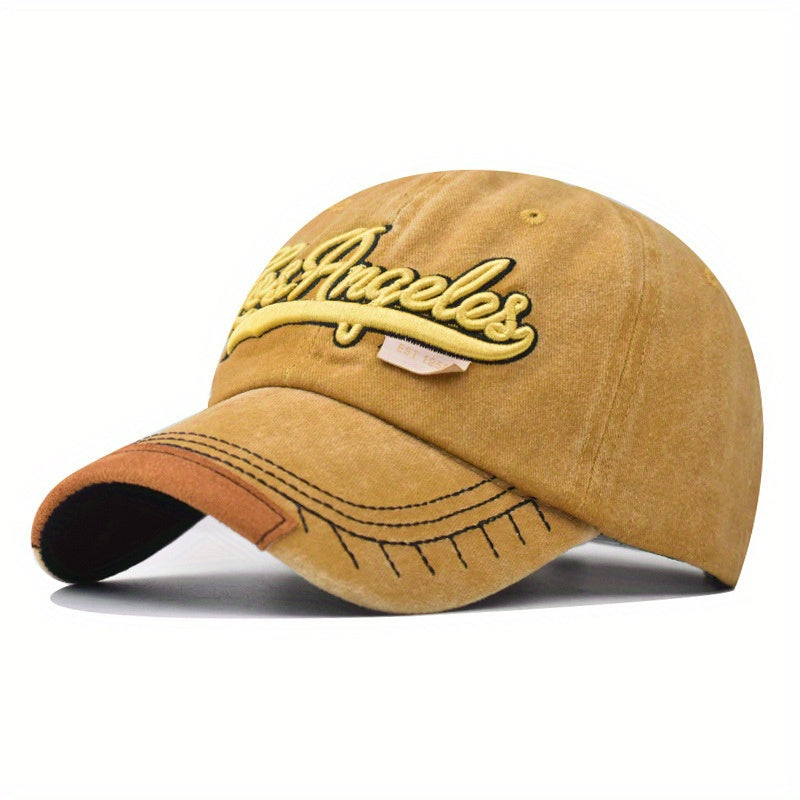 Unisex Cotton Sunshade Adjustable Baseball Cap For Outdoor Sport