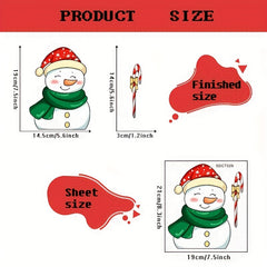 Waterproof Christmas Car Sticker PVC Reusable Wiper
