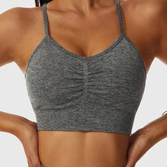 High Elastic Fitness Beauty Back Cami Sports Bra