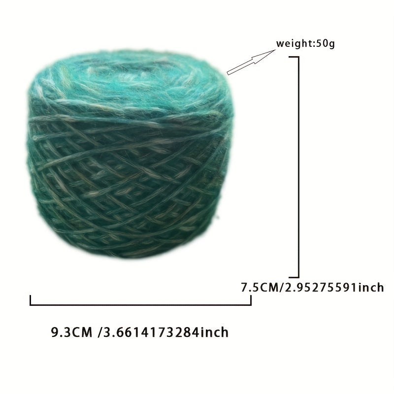 50g Colorful Spray Yarn DIY Wool Ball for Knitting Crochet Scarf Sweater