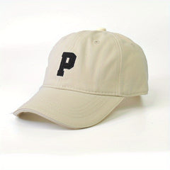Casual Letter Embroidery Cap Sun Protection Comfortable Breathable Cap