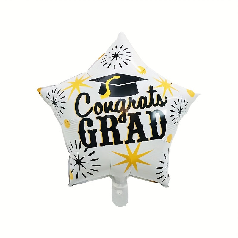 7 Pcs Graduation Foil Balloon Class Of 2022 Congrats Grad Trophy Mylar Balloons