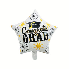7 Pcs Graduation Foil Balloon Class Of 2022 Congrats Grad Trophy Mylar Balloons