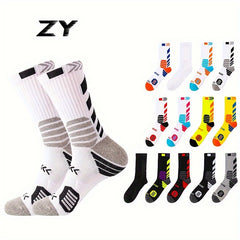 Long Basketball Socks Thickened Shock Absorption Sports Socks