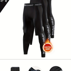 Men's Compression Pants for Running Yoga Winter Sports