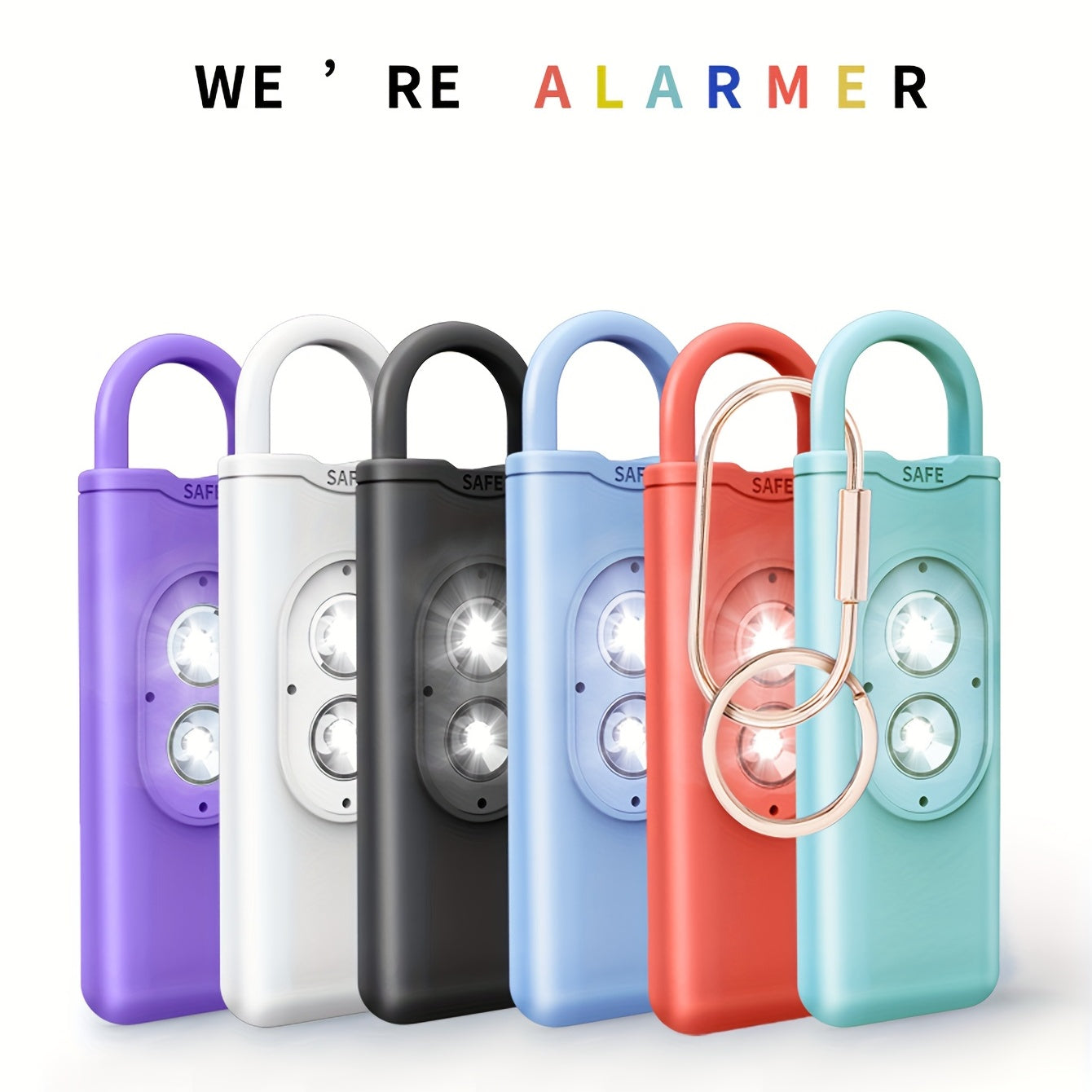 Safety Alarm & Strobe Lights 130dB Hand Whistle Gift
