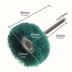 Mini Drill Bit Nylon Abrasive Brush Wire Buffing Polishing Wheel Set